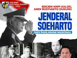Sekjen KNPI Kalsel Dukung Soeharto Dapat Gelar Pahlawan Nasional